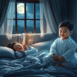 Slot dengan dunia di dalam mimpi anak kecil