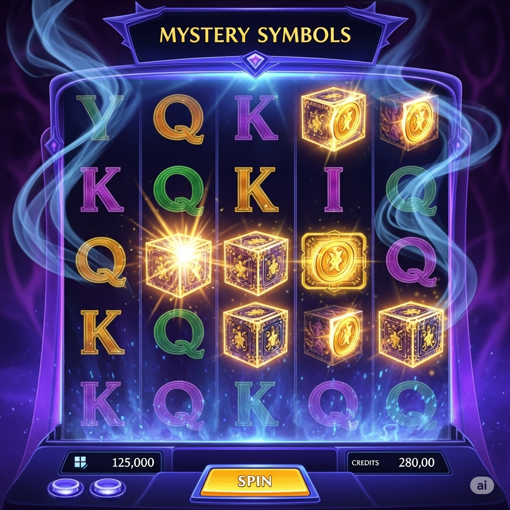 Slot dengan fitur mystery symbols